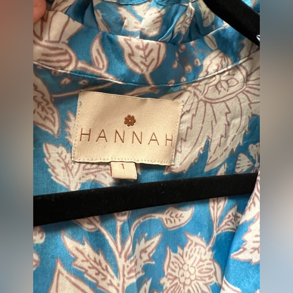 Hannah Artwear Gaia Belted Ruffle Floral Print Silk Dress - Picture 5 of 6